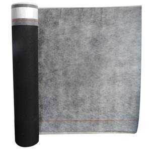 Fibra de vidrio reforzada doble lado auto-adhesivo de asfalto betún modificado roofing rollo impermeable membrana hoja de fieltro - Product Image 6