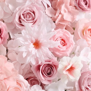 Panneau mural en <span class=keywords><strong>fleurs</strong></span> artificielles 3D fait à la main, décorations <span class=keywords><strong>de</strong></span> maison pour le Nouvel An, Noël, mariage, vente chaude, <span class=keywords><strong>fond</strong></span> photo - Product Image 4