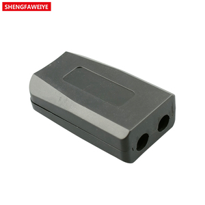 Boîtier de jonction pour convertisseur audio-vidéo ABS, entrée/sortie, indice de protection IP54, dimensions 40x23x12,5 mm, traitement de surface sablée - Product Image 1