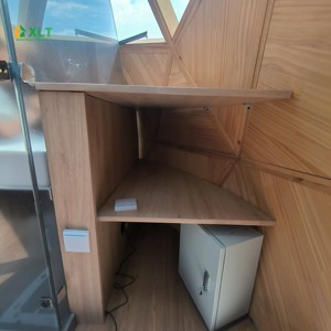 Starshine Luxe Verre Géodésique Structure en <span class=keywords><strong>Bois</strong></span> Dôme Hôtel Resort Tente Préfabriqué Star Capsule House - Product Image 4