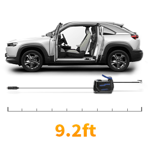 1666 <strong>240v</strong> 12V DC AC Portable Mini Home Vehicle Dual Electric Powered Top Car Bicycle Motorcycle <strong>Tyre</strong> <strong>Inflator</strong> - Product Image 2