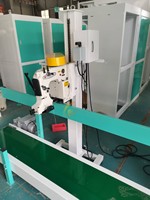 Machine d'emballage automatique de haricots de 15kg pneumatique pour sceller l'emballage de canettes de liquide bouteilles pochettes feuille avec peseur PLC