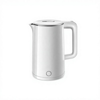 Bouilloire électrique automatique portable en acier inoxydable sans fil 2L 1500W la plus vendue avec base rotative à 360 degrés pour usage domestique
