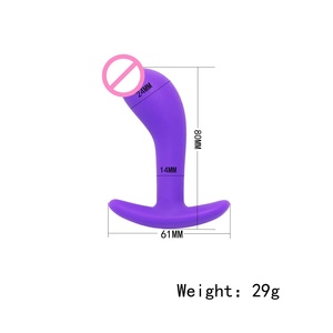 Set Tiga Bagian Silikon Elbow Back Court untuk Pijat Prostat Pria dan Stimulasi G-Spot Wanita, Kemasan Kantong, Grosir - Product Image 3