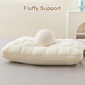 <span class=keywords><strong>Oreiller</strong></span> <span class=keywords><strong>de</strong></span> cou en jacquard tricoté doux, soutien moelleux, <span class=keywords><strong>forme</strong></span> ondulée, rembourrage en mousse à mémoire <span class=keywords><strong>de</strong></span> <span class=keywords><strong>forme</strong></span> 1000g 48x74cm, confort <span class=keywords><strong>de</strong></span> style hôtel - Product Image 6