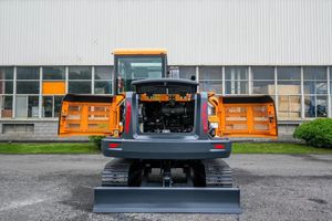 Excavatrice sur chenilles Hyundai HX80G neuve, 8 tonnes, fabriquée en Corée du Sud, moteur diesel, haute efficacité avec pompe et engrenage - Product Image 5