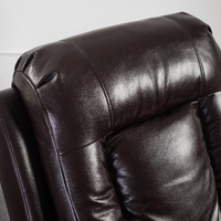 Fauteuils de cinéma inclinables électriques en cuir au design moderne Geeksofa, canapé d'angle pour la maison avec porte-gobelets et rangement dans les accoudoirs