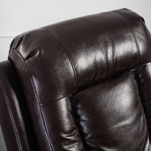 Geeksofa, diseño moderno, sillas de cine reclinables eléctricas de cuero, asientos de cine en casa, sofá, sillón con portavasos y almacenamiento de brazos - Product Image 6