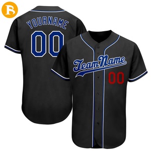 Japanische Stickerei V-Ausschnitt <span class=keywords><strong>Baseball</strong></span>-Trikot für Männer Benutzer definierte Großhandel Blank <span class=keywords><strong>Jersey</strong></span> Pink Gelb Schwarz Löwe Design Atmungsaktiv - Product Image 5