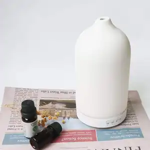 Humidificador ultrasónico de aire, difusores de aroma de aire de cerámica, difusor de aroma de aceite esencial