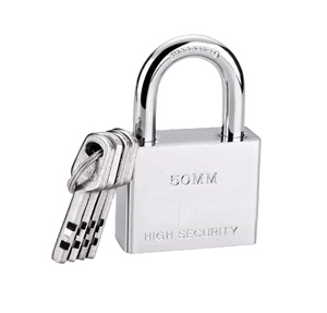 Steel Marine Short Shackle Safety Outdoor Water Rust Proof Anti Pry Door Lock 60mm <b>Yacht</b> Boat Hardware Accessories Steel S - Product Image 1