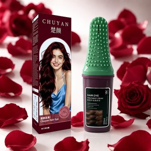 Crema de Coloración Capilar Borgoña en Oferta, Tinte Permanente de 200 ml, Calidad de Salón, Marca Privada OEM de Fábrica - Product Image 1