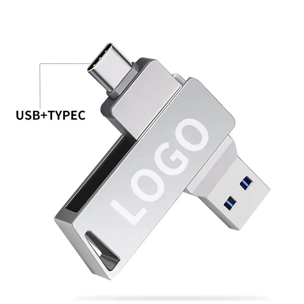 사용자 정의 로고 USB 3.0 펜 드라이브 USB 플래시 드라이브 메모리 스틱 디스크 금속 USB pendrivs 유형-C 16gb 32gb 64gb 128gb 256gb 512gb