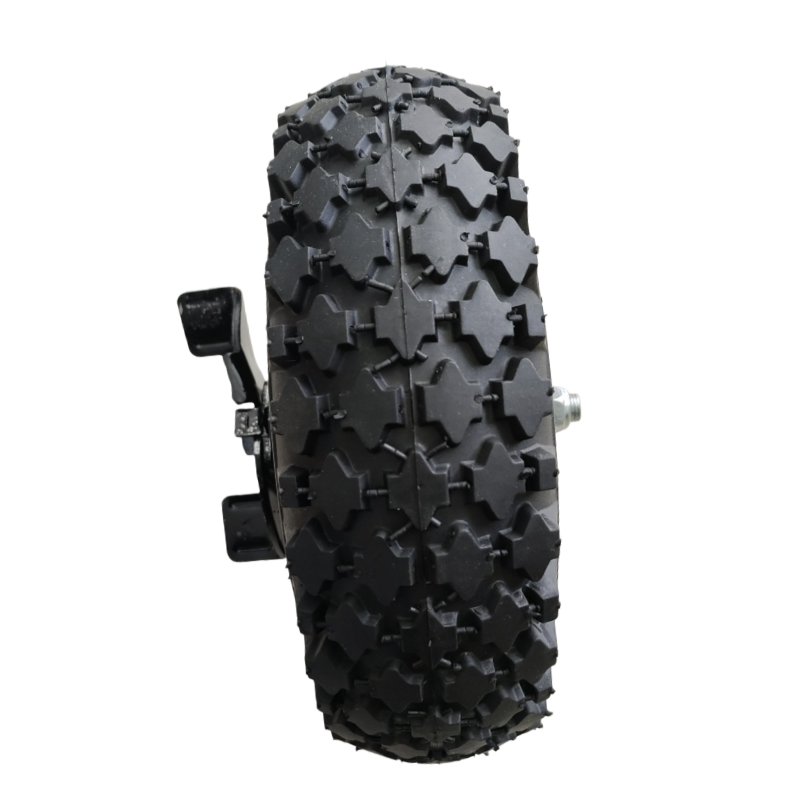 Factory Price Heavy Duty 10inch Stainless Steel Swivel Caster Brake 10inch Rubber Wheel for Hand Trolley Gear Dolly Wagon