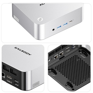 Aoostar MACO Mini-PC Gamer AMD Ryzen <span class=keywords><strong>7</strong></span> H 255 Fingerabdruck OCuLink 2*USB4 2*NVMe 2*2.5G LAN Win11 WiFi6 <span class=keywords><strong>Desktop</strong></span> NUC Computer - Product Image 2