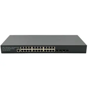 OEM 10G Switch 24 Port 10/100/1000Mbps +10G SFP Uplink Network Switch