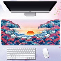 Tapis de Souris Personnalisable en Gros, Grande Taille, Base Antidérapante en Caoutchouc, Tapis de Bureau Imperméable pour le Bureau et le Gaming