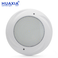 Huaxia Patent 24W 12V Lampe LED subaquatique mince pour piscine RGB avec télécommande IP68 Éclairage étanche