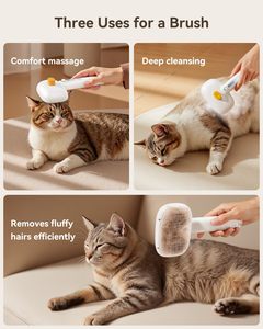 Brosse Vapeur 3-en-1 en Acier Inoxydable pour Animaux de Compagnie 2026 – Outil de Toilettage Portable Réglable pour Chats et Chiens (Anti-Perte de Poils) - Product Image 5