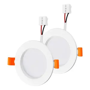 Round Shape ultra slim Luminous White Light Body down lights led ceiling light downlight