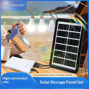 <span class=keywords><strong>Lampe</strong></span> de camping d'urgence LED <span class=keywords><strong>solaire</strong></span> <span class=keywords><strong>rechargeable</strong></span> 10000 mAh certifiée CE pour marché, stand et panne de courant domestique - Product Image 3