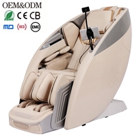 Fauteuil de massage professionnel à double moteur avec airbags 4D intégraux, fonction de stretching thaïlandais, inclinaison zéro gravité et chaleur, OEM/ODM