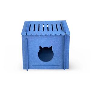 Modern Akoestisch Kattenbed Voor Huisdieren Absorbeert Lawaai En Echo 'S Voor Een Grafische Ontwerpoplossing In De Woonkamer Of Appartement