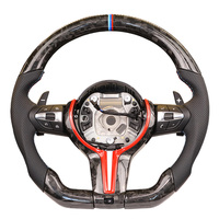 Volant sport en fibre de carbone à 3 branches de style Thong pour F32/E92/F10/E46/E90/F20/E82 328i/540i/330i E70/F82/G20/G30