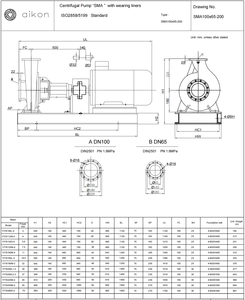 Bomba de succión eléctrica axial <span class=keywords><strong>aikon</strong></span> 7.5hp 40hp Bomba de agua centrífuga de succión final - Product Image 5