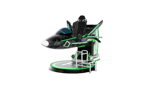 Usine de Panyu, Guangdong : <span class=keywords><strong>Cinéma</strong></span> VR 9D, simulateur de vol intérieur, jeu d'aventure avion-hélicoptère, parc d'aventure, structure métallique, jardin - Product Image 4