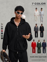 Vente directe d'usine, sweat-shirt pour homme en coton 100% uni, imprimé, ample, décontracté, surdimensionné, automne