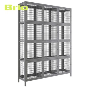 Brio – Rangement de vélos <span class=keywords><strong>en</strong></span> treillis métallique ventilé, verrouillable, <span class=keywords><strong>en</strong></span> acier, pour résidentiel et industriel - Product Image 4