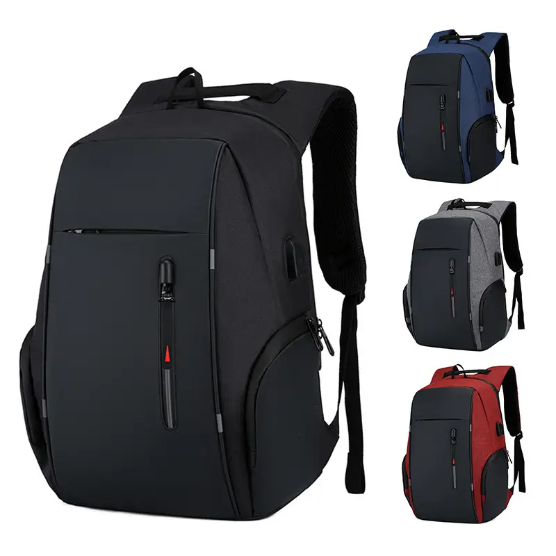 LB021-mochila impermeable para ordenador portátil para hombre, morral de negocios para ordenador portátil