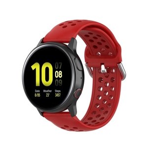 Correas Deportivas de Silicona, Correa de Repuesto para Reloj Inteligente <span class=keywords><strong>HUAWEI</strong></span> WATCH <span class=keywords><strong>GT</strong></span> 2 Pro, Samsung Watch 5 4 <span class=keywords><strong>3</strong></span> <span class=keywords><strong>Active</strong></span> <span class=keywords><strong>3</strong></span> 2 - Product Image 6