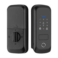 Elock Es450f Houten Deurfabriek Direct Slim Nachtslot Met App-Bediening Tijdelijk Wachtwoord Slim Deurslot