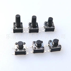 Interrupteur tactile à montage en surface Lqjy 6x6, bouton poussoir mécanique à tête ronde, 50V, IP40, broche en laiton pour produits électriques - Product Image 1