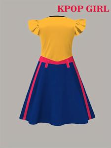 Costume d'anime, costume <span class=keywords><strong>de</strong></span> cosplay d'Halloween, robe <span class=keywords><strong>de</strong></span> carnaval pour enfant, déguisement K-pop <span class=keywords><strong>Demon</strong></span> Hunters, robe <span class=keywords><strong>de</strong></span> fille pour la scène - Product Image 2