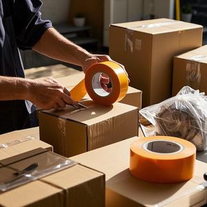 Biểu tượng tùy chỉnh thiết kế bất kỳ màu sắc in dính <span class=keywords><strong>Bopp</strong></span> băng cho vận chuyển bao bì hộp - Product Image 4