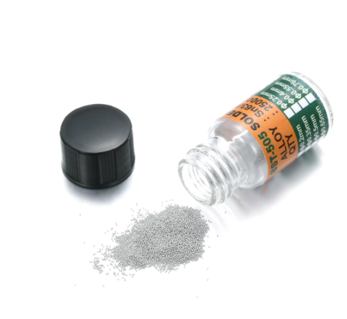 25000pcs Per Bottle 0.2 0.3 -0.65 mm BGA Reballing Balls Leaded for IC Chip Soldering Solder Ball Tin Material Sn63/Pb37 BALLS