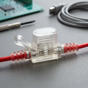Porte-fusible automobile en ligne AWG 12 à haute capacité de coupure pour fusibles ATP - Product Image 3