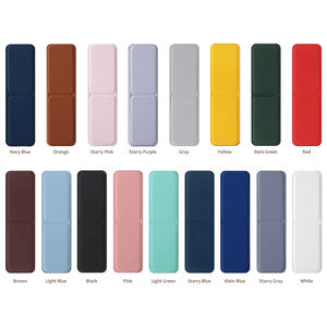 Soporte Magnético Plegable para Teléfono, Mini Soporte con Adhesivo Trasero de Cuero PU, 17 Colores, Agarre Anticaídas para Todos los Teléfonos Inteligentes - Product Image 2