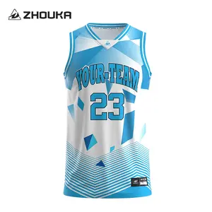 Design Custom Mesh Basketball Jersey Singlets High Quality Sublimation Printed Men Gym Sports Shirt Basketball Wear Uniforms
