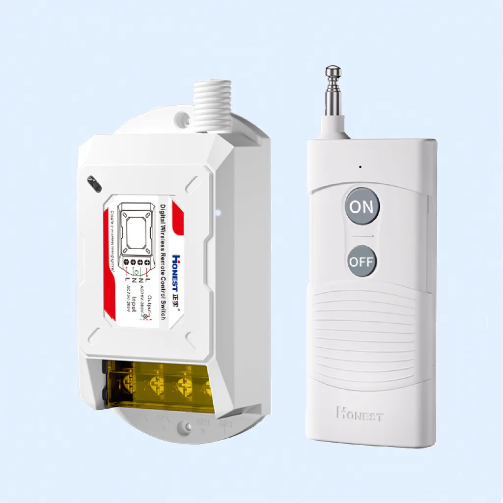 30a 220v crane water pump remote control 1km smart wireless remote control switch RF wireless remote control