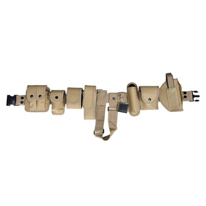 DF JL-AK10JT Ceinture tactique multifonctionnelle kaki 10 pièces pour services de sécurité, patrouilles et exercices des forces spéciales - Product Image 1
