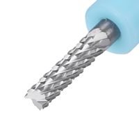 Fraise à queue RUIMENG OEM 3,175 mm en carbure monobloc pour routeur CNC, outils de gravure, fraiseuse de circuits imprimés 12 mm