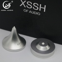 YIVO XSSH nouveau Design pieds de support en alliage d'aluminium pour Audio audiophile amortisseur HIFI CD amplificateur haut-parleur Spike Isolation