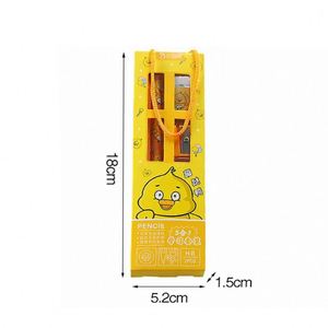 Coffret cadeau de poche ensemble de papeterie cinq pièces crayons standard cadeaux d'anniversaire ou prix pour enfants étudiants - Product Image 1