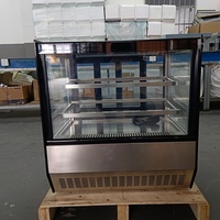 Vitrine Réfrigérée de Comptoir pour Gâteaux, Pâtisseries et Desserts, Réfrigérateur Intégré