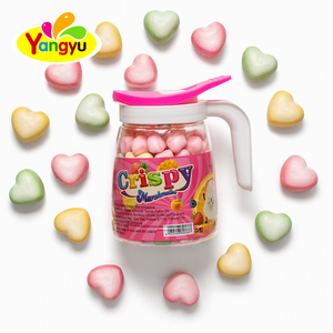 Jar Pack <strong>Heart</strong> Crispy Marshmallow Assorted Fruit Flavor <strong>Sweets</strong> - Product Image 3