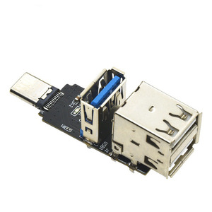 OKYN-A3040 Placa de Expansión HUB USB 2.0 3.0 de 3 Puertos con Conector Tipo C, Módulo Divisor Multipuerto USB-C para DIY - Product Image 3